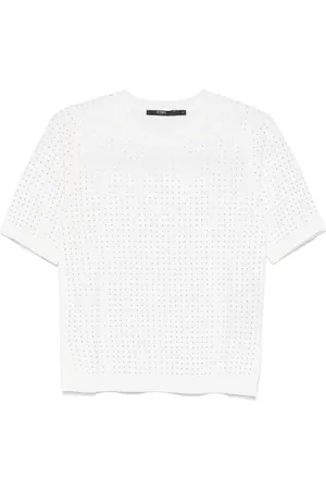 SEVENTY BY SERGIO TEGON Rhinestone-embellished T-shirt