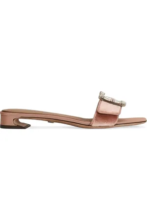 Dolce & Gabbana Crystal-buckle sandals