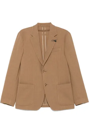 LARDINI Herringbone blazer