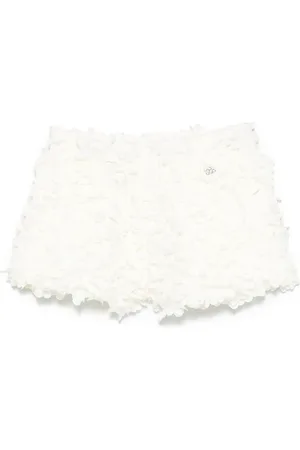 DOUUOD KIDS Floral-appliqu?? shorts