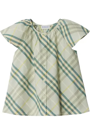 Burberry Checkered cotton blouse