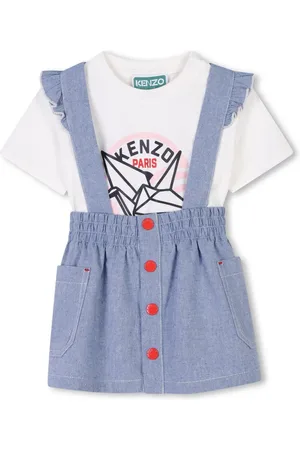 Kenzo Cotton pinafore skirt (set of two)