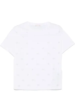 Liu Jo Rhinestone-logo T-shirt
