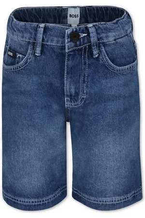 HUGO BOSS Straight-leg denim shorts