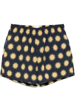 BLUE SKY INN Sun-print swim shorts