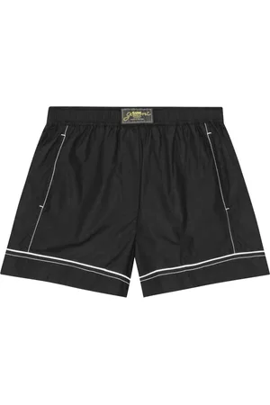 Ganni Logo-patch shorts