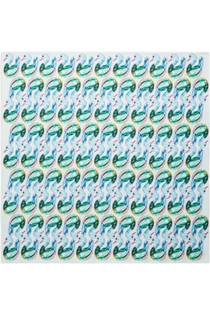 Tory Burch Lucky Duck-print neckerchief