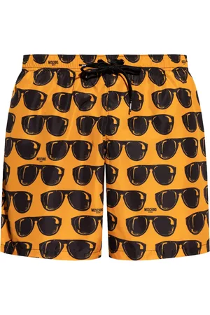 Moschino Glasses-pattern swim shorts