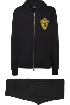 BILLIONAIRE Logo-embroidered tracksuit