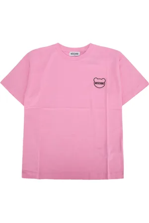 Moschino Rubberised-logo cotton T-shirt