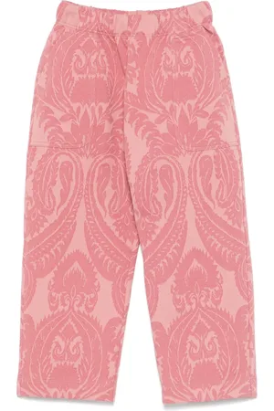 Etro Patterned-jacquard trousers