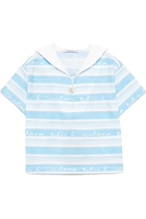 Dolce & Gabbana Striped-print poplin shirt