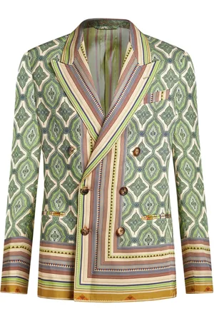 Etro Geometric-print blazer