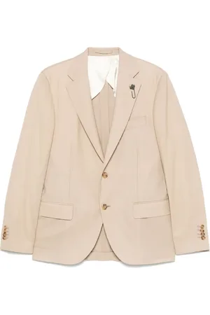 LARDINI Brooch-detail blazer