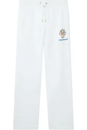 Casablanca Diamond column-embroidered track pants