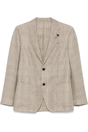 LARDINI Prince of Wales-pattern blazer