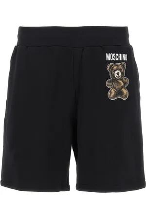 Moschino Teddy-logo-print bermuda shorts