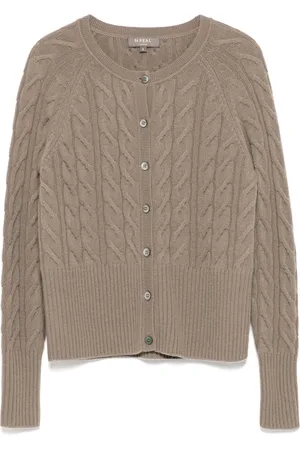 N.PEAL Myla Cable Cardigan
