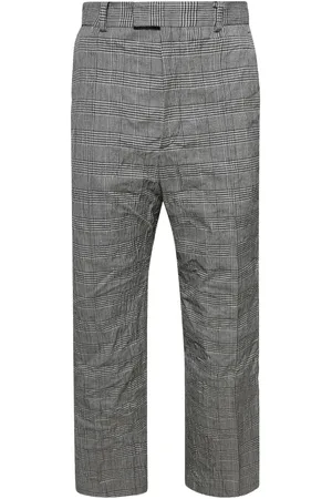 Vetements Checked trousers