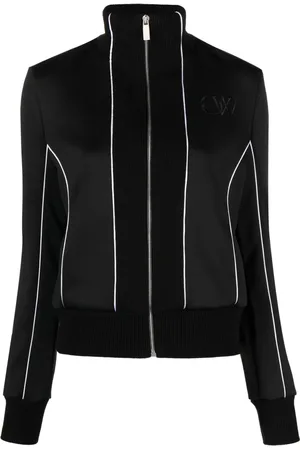 OFF-WHITE Contrast-trim stretch-cotton track jacket