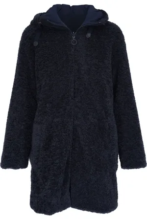 AKRIS Hooded faux-fur coat