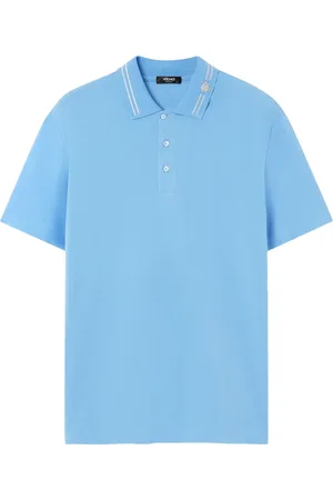 VERSACE Medusa-embroidered polo shirt