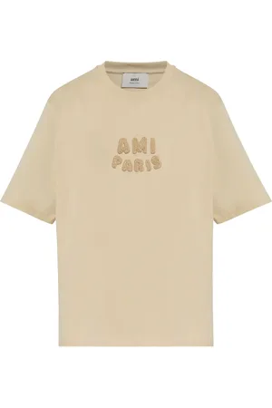 Ami Logo-embroidered T-shirt