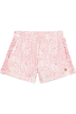 Roberto Cavalli Leopard motif shorts