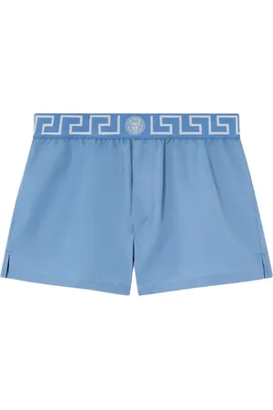 VERSACE Greca Border swim shorts