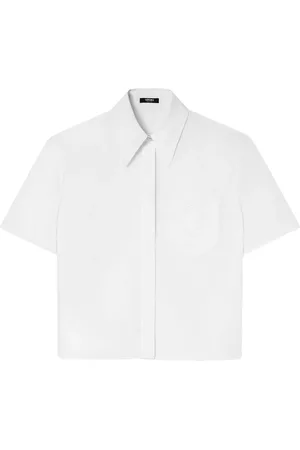 VERSACE Cameo logo-embroidered shirt