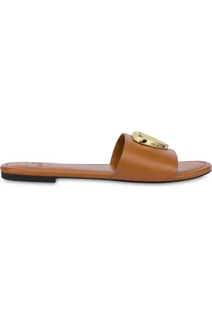Moschino Logo-plaque slides