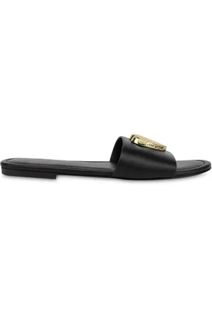 Moschino Logo-plaque slides
