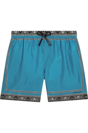 Dolce & Gabbana Bandana-print swim shorts