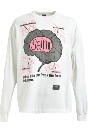 SAINT MXXXXXX Graphic-print sweatshirt