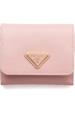 Prada Enamel Triangle logo wallet