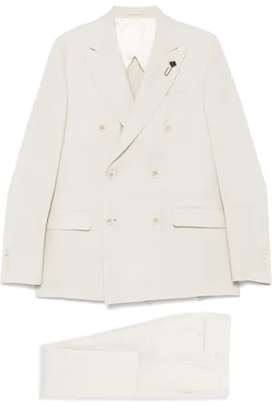 LARDINI Brooch-detail suit