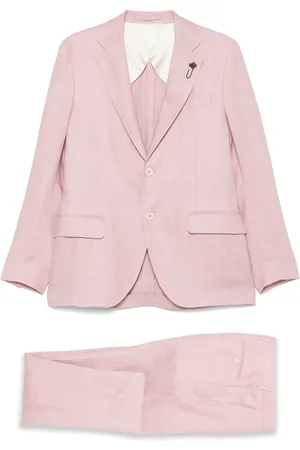 LARDINI Brooch-detail suit