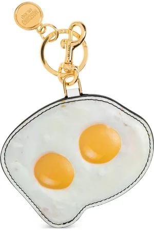 Moschino Fried Egg keychain