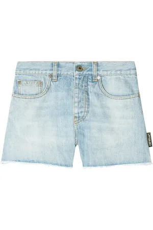 OFF-WHITE Frayed denim shorts
