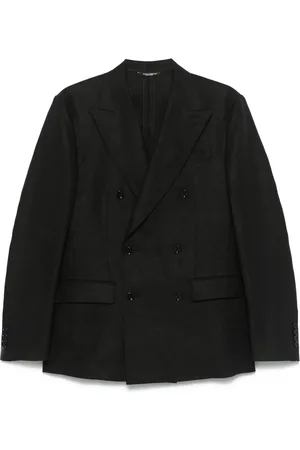 Dolce & Gabbana Double-breasted linen blazer