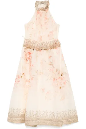 ZIMMERMANN Illuminate Halter midi dress