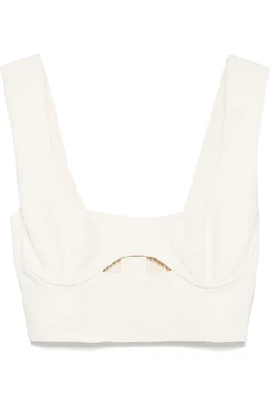Patrizia Pepe Cut out-detail top