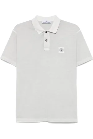 Stone Island Compass-patch polo shirt