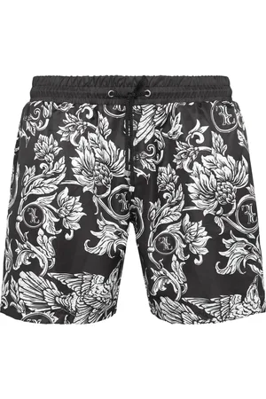 BILLIONAIRE Floral-print swim shorts