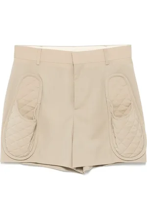 Moschino Wool quilted-pocket shorts