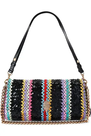 Kurt Geiger Long denim Kensington shoulder bag