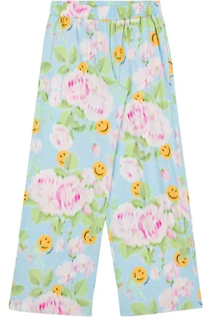 Moschino Floral-print trousers