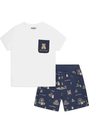 Moschino Logo-print shorts set