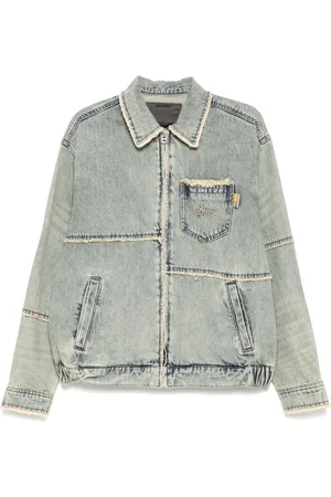 Musium Div. Embroidered denim jacket