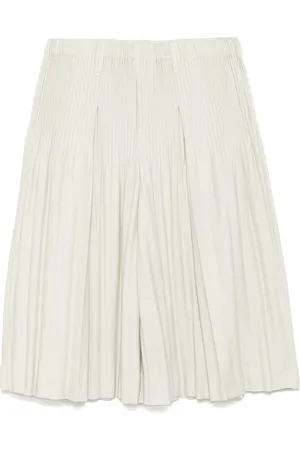 Issey Miyake Pleated bermuda shorts